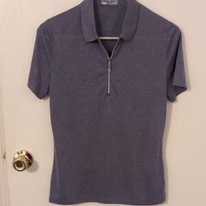 Callaway Heathered Blue Polo Shirt